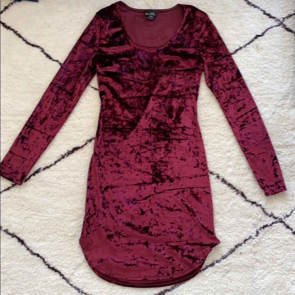 Velvet Bodycon Dress